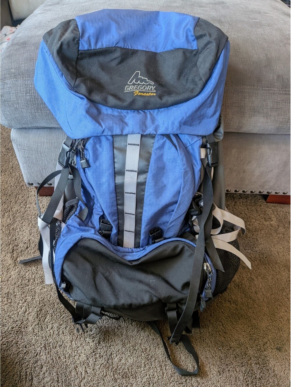 Gregory Gravity Blue/Black Outdoor Hiking Backpack 26" Medium